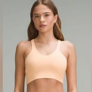 Women's  Lululemon Peaches and Cream Seamless Sports Racer Back Bra- Size XS